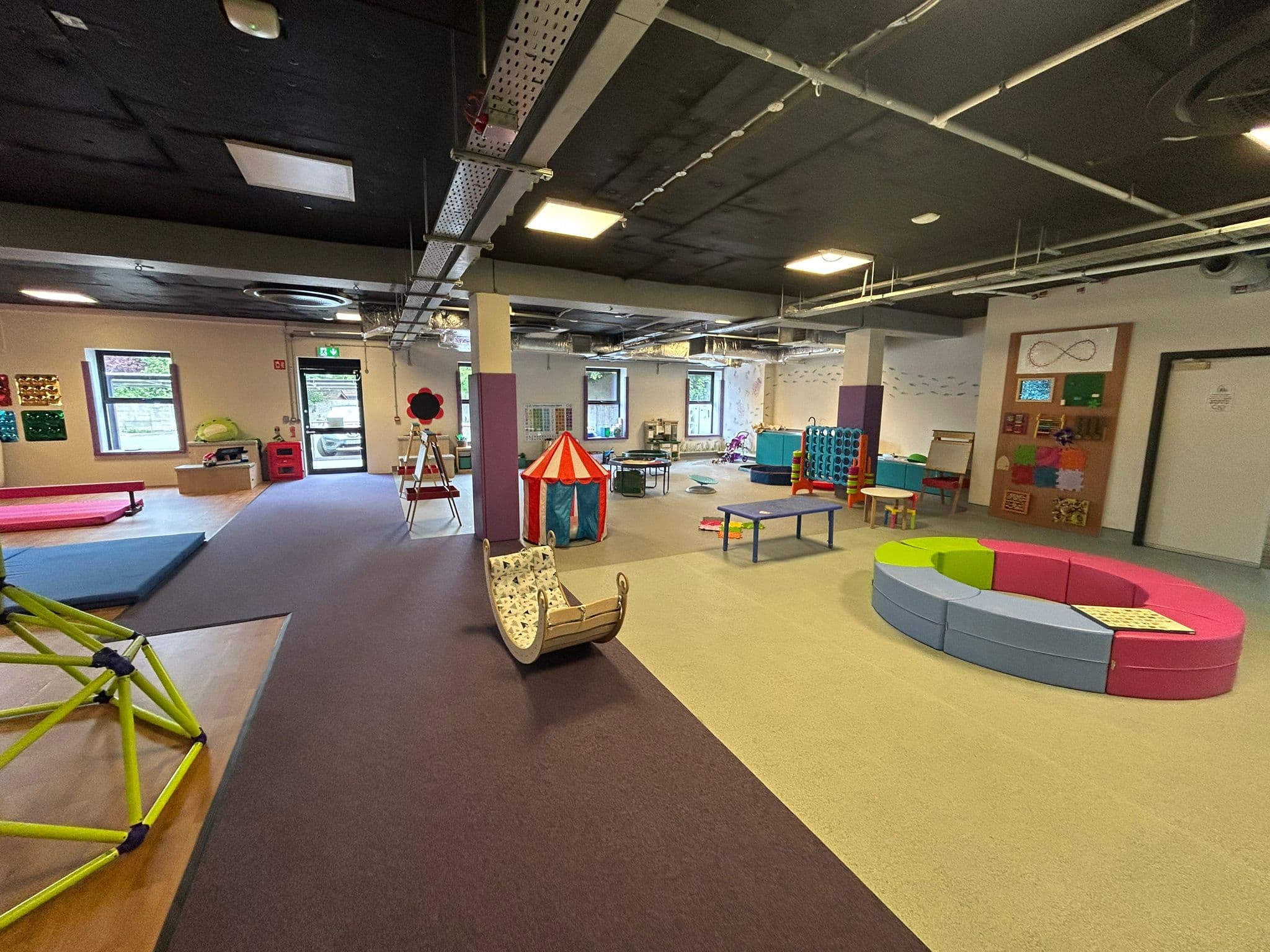 Inside the Neurodiversity Ireland sensory centre - a bright, colourful play space
