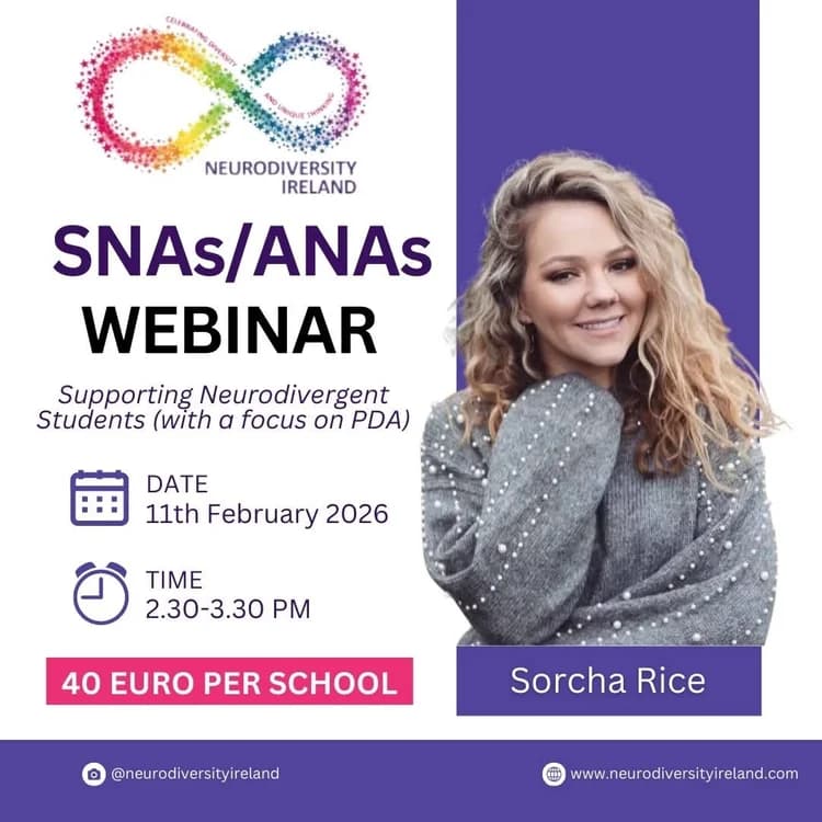 SNAs and ANAs webinar - Understanding Neurodiversity, with Sorcha Rice